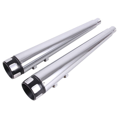 Bethesda Industrial 4" Megaphone Slip-On Exhaust Pipe Mufflers For Harley Electra Glide Road King