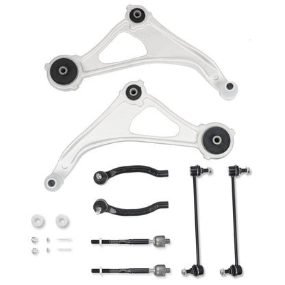Bethesda Industrial 8Pcs Front Lower Control Arms Sway Bars Tie Rods Kit for Nissan Maxima 2016-2023