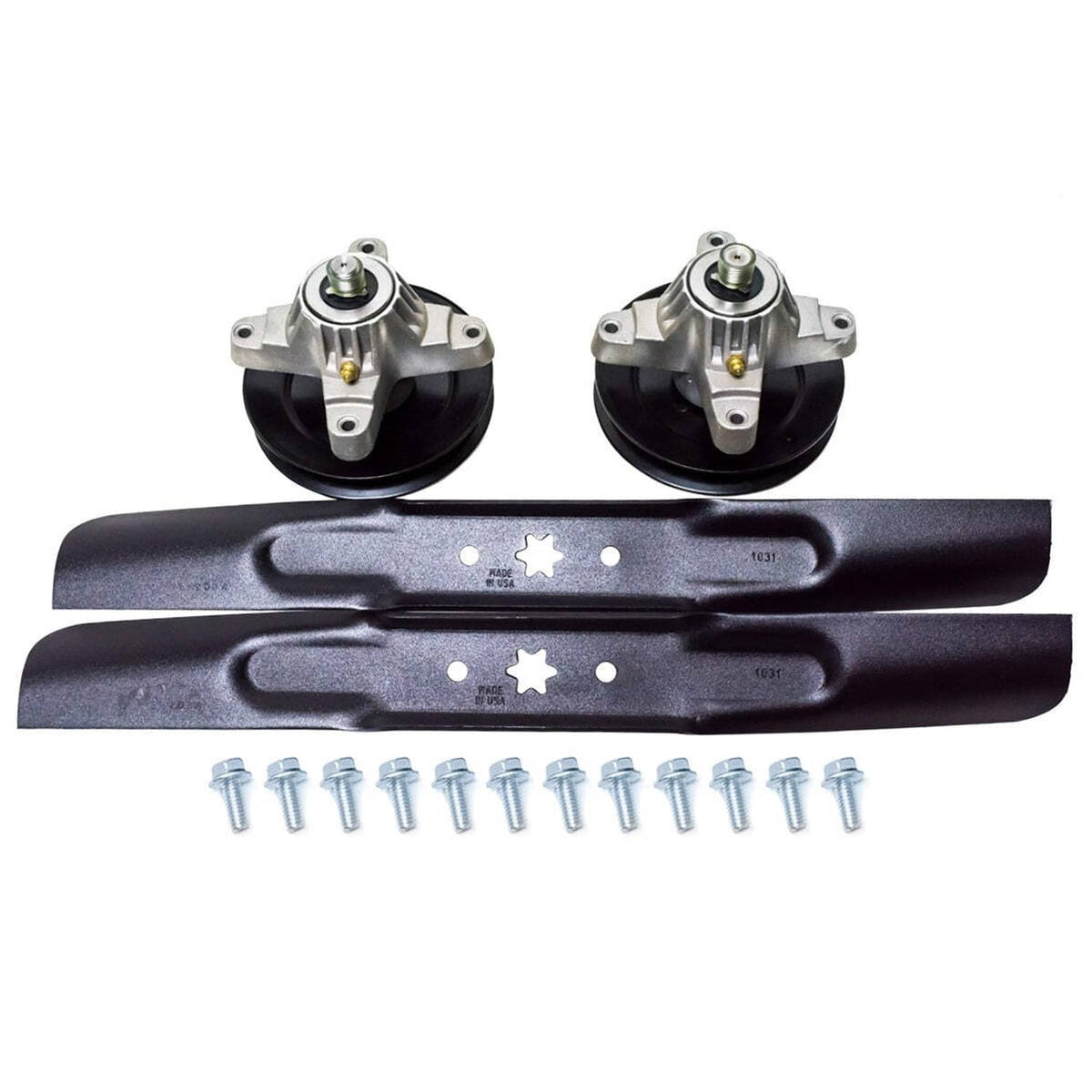 Bethesda Industrial Mower Spindle & Blade Kit For MTD Cub Cadet Troy Bilt 42" Deck 618-0565 918-0574