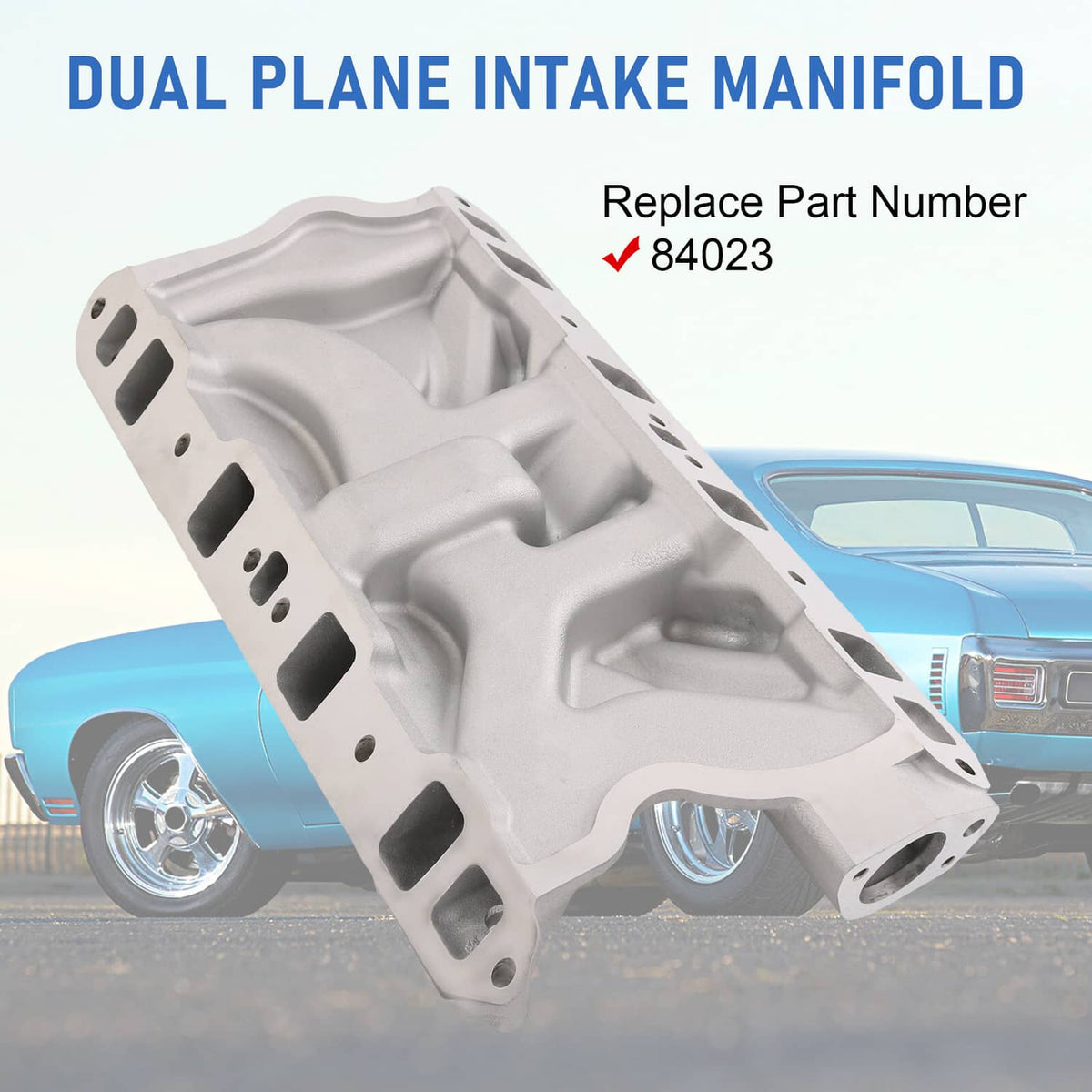 Bethesda Industrial Dual Plane Aluminum Intake Manifold Fits Ford Small Block Windsor V8 5.8L 351W