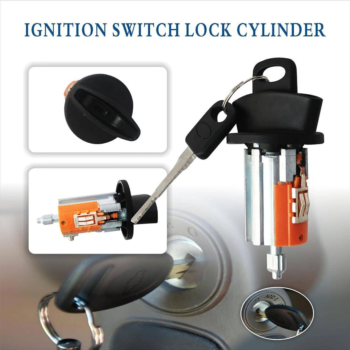 Bethesda Industrial For Ford Econoline Van E150 E250 E350 Ignition & Door Lock Cylinder KEYED ALIKE