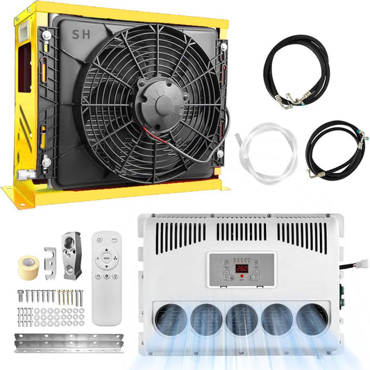 Bethesda Industrial 12V 11000 BTU Truck Air Conditioner Split AC For Semi Trucks Bus RV Caravan US