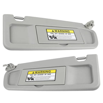 Bethesda Industrial New Sun Visor Light Gray Clear Gray Pair For 06-11 Honda Civic Left & Right Set