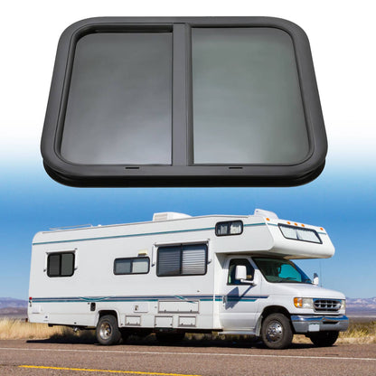 Bethesda Industrial Tinted Glass For Camper Trailer Horizontal Sliding Window RV Window 24" x 22"
