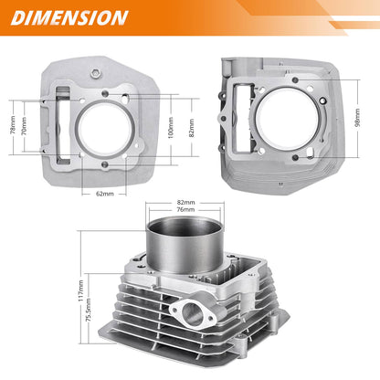 Bethesda Industrial Engine Cylinder Piston Kit For Kawasaki Bayou 300 1989-04 11005-1533 11060-1652