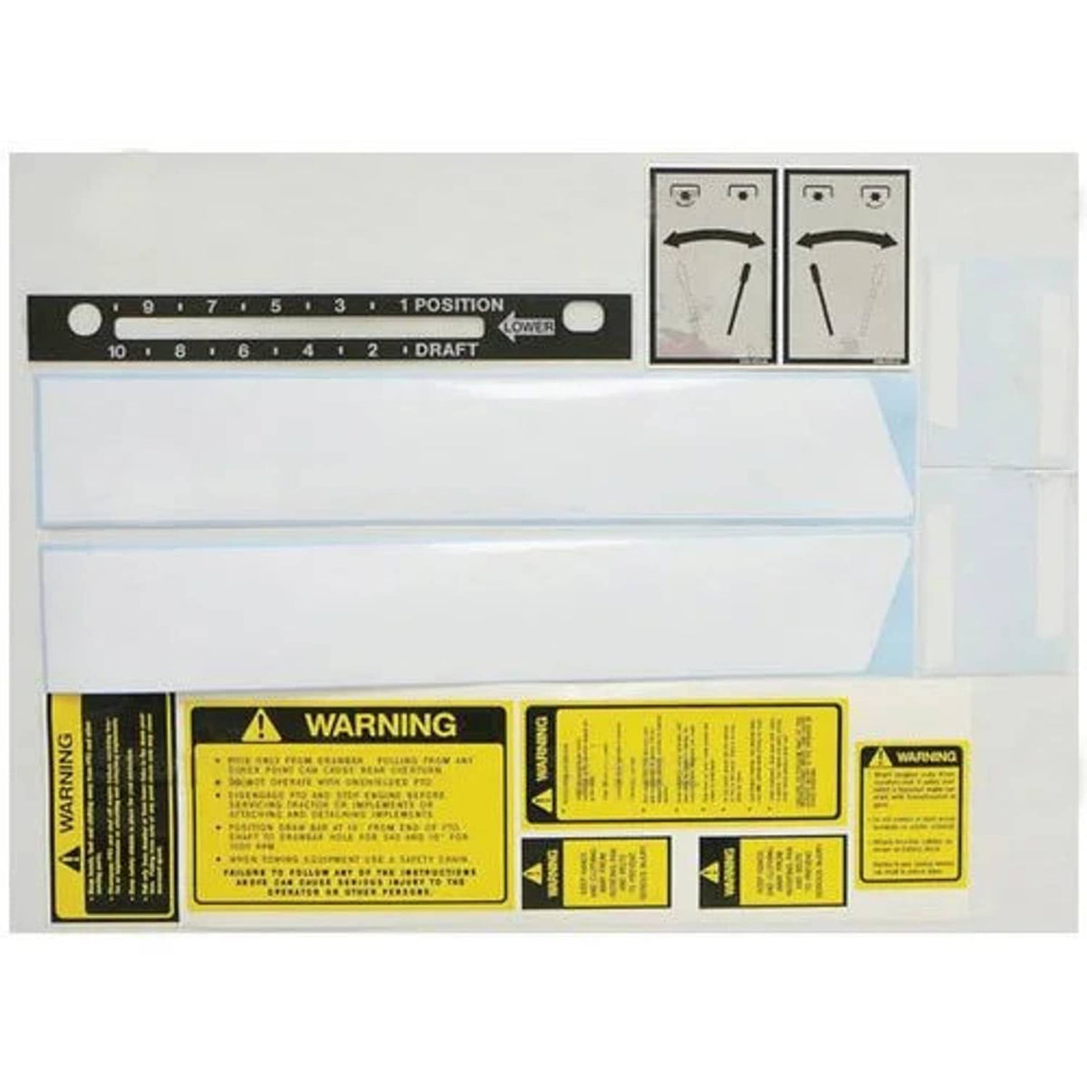 Bethesda Industrial 7600 Decal Set 1975-81 Vinyl fits Ford 7600
