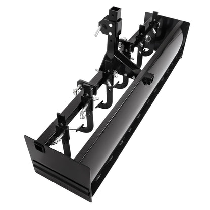 Bethesda Industrial 55" Tow Behind Box Scraper Blade Three-Point Quick Hitch For Cat 0 Cat 1 Tractor