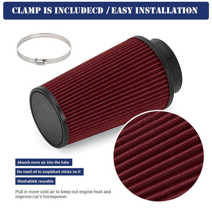 Bethesda Industrial 4" Cold Air Intake & Filter For 2007.5-2012 Dodge Ram 2500 6.7L Cummins Diesel