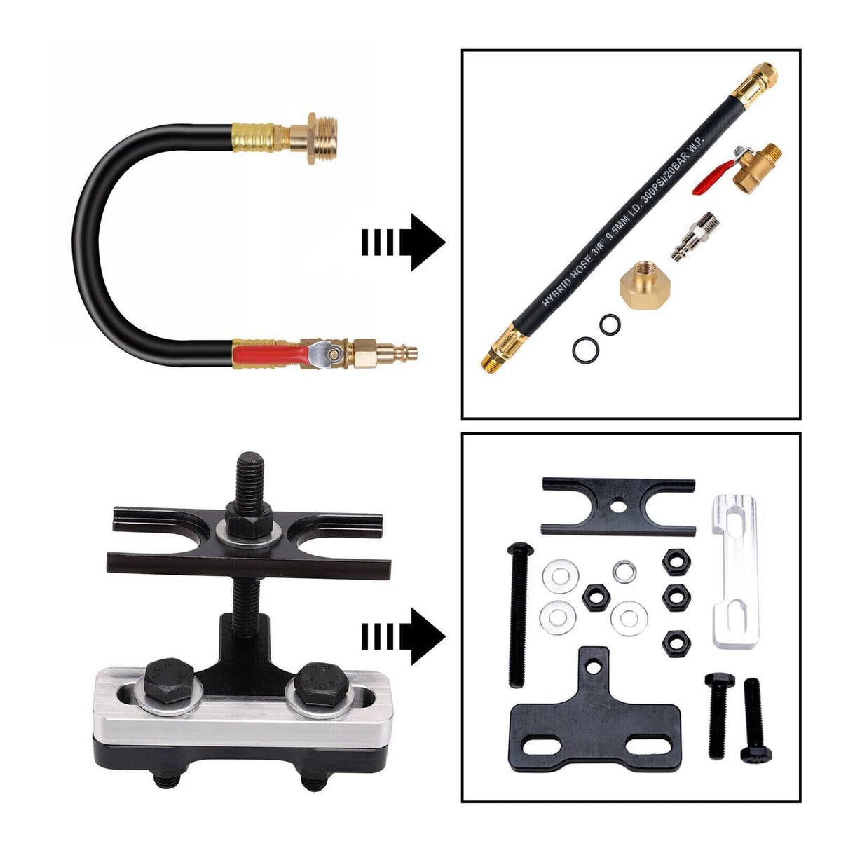 Bethesda Industrial LS Engine Valve Spring Compressor Tool & Air Holding Hose For GM LS1 LS3 LS2 LS6