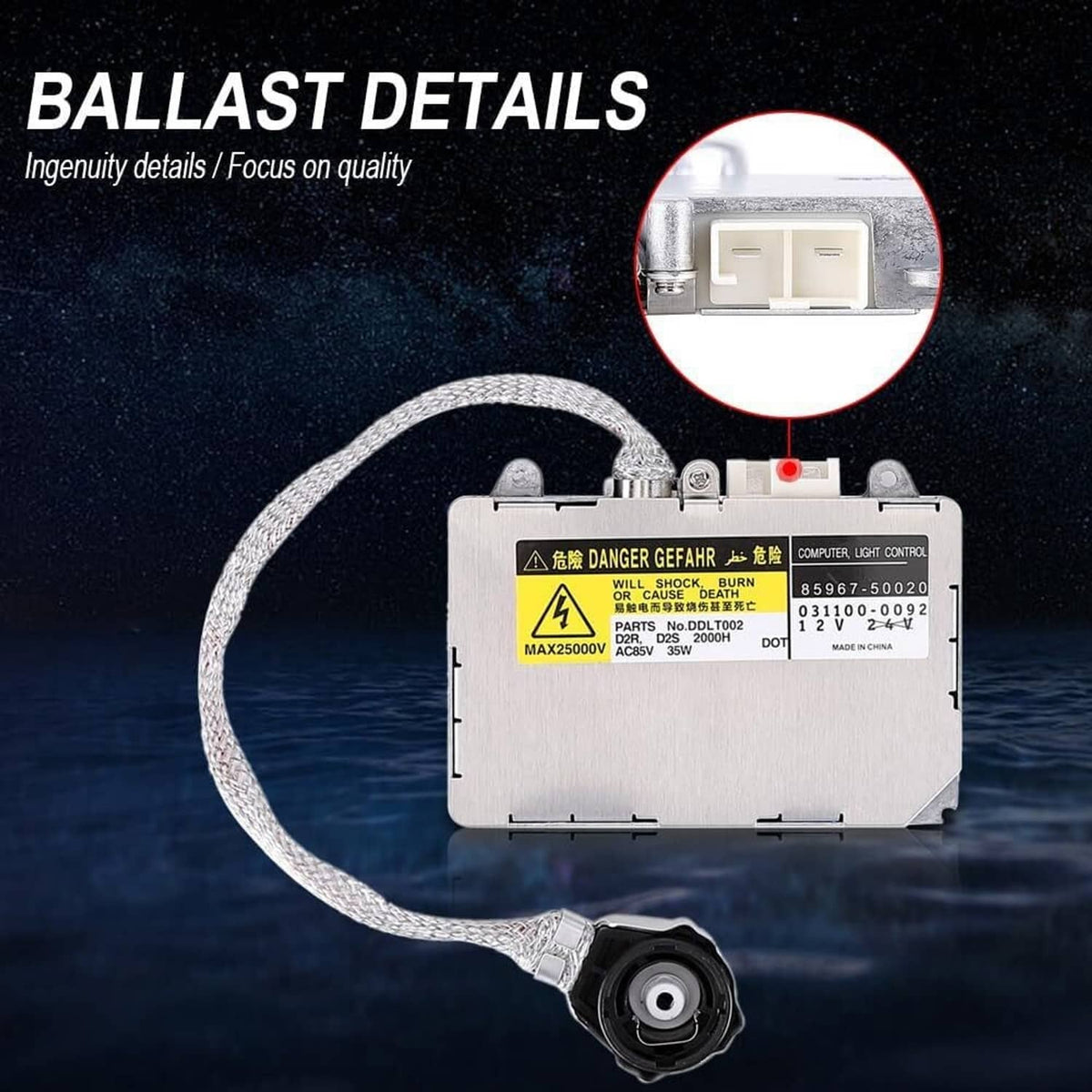 Bethesda Industrial New HID Xenon Ballast Headlight Control Module For Lexus Rx350 ES300 ES330 IS300