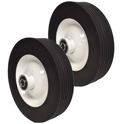 Bethesda Industrial (2) 10 Inch Wheel With Grease Fitting for Bob- Cat 10389038 – OEM 76168