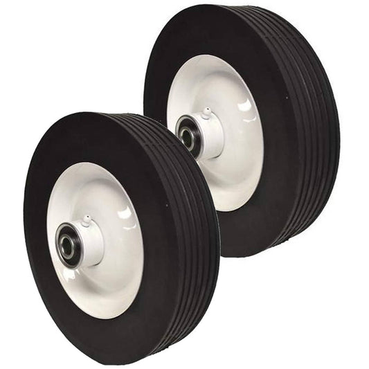 Bethesda Industrial (2) 10 Inch Wheel With Grease Fitting for Bob- Cat 10389038 – OEM 76168