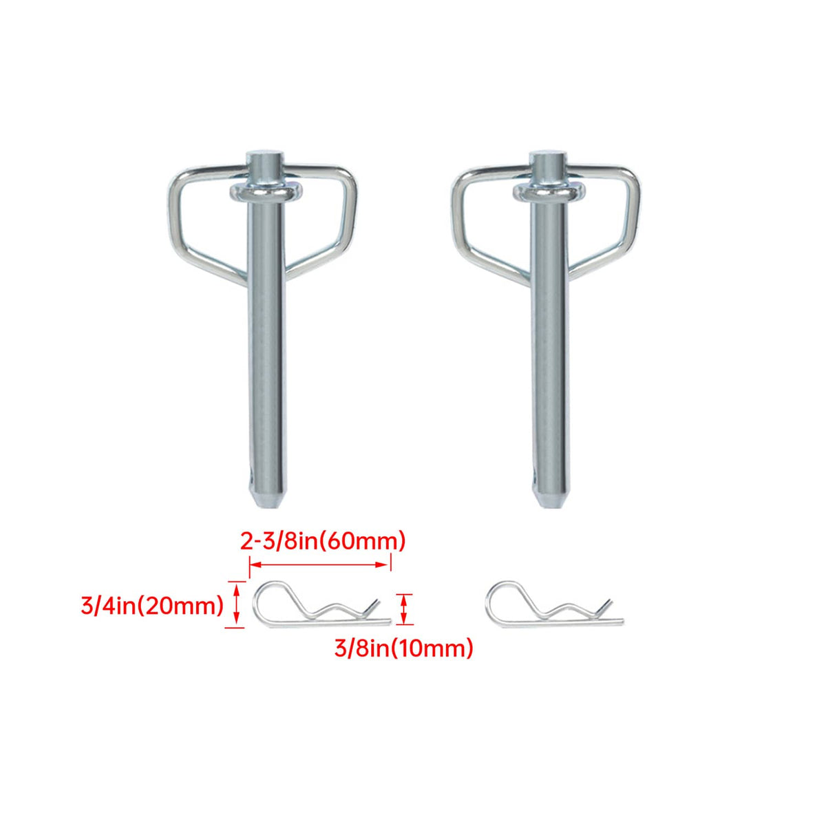 Bethesda Industrial 6PK Heavy-Duty 12,000 Lbs Removable D-Ring Stake Pocket For Flatbed/Trailers