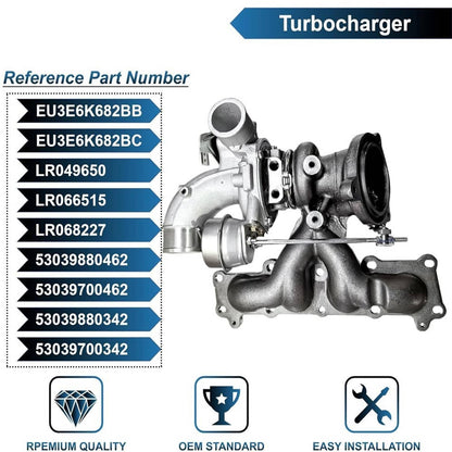 Bethesda Industrial Turbo Charger for 2014-2017 Range Rover Evoque L538 Discovery Sport L550 2.0L