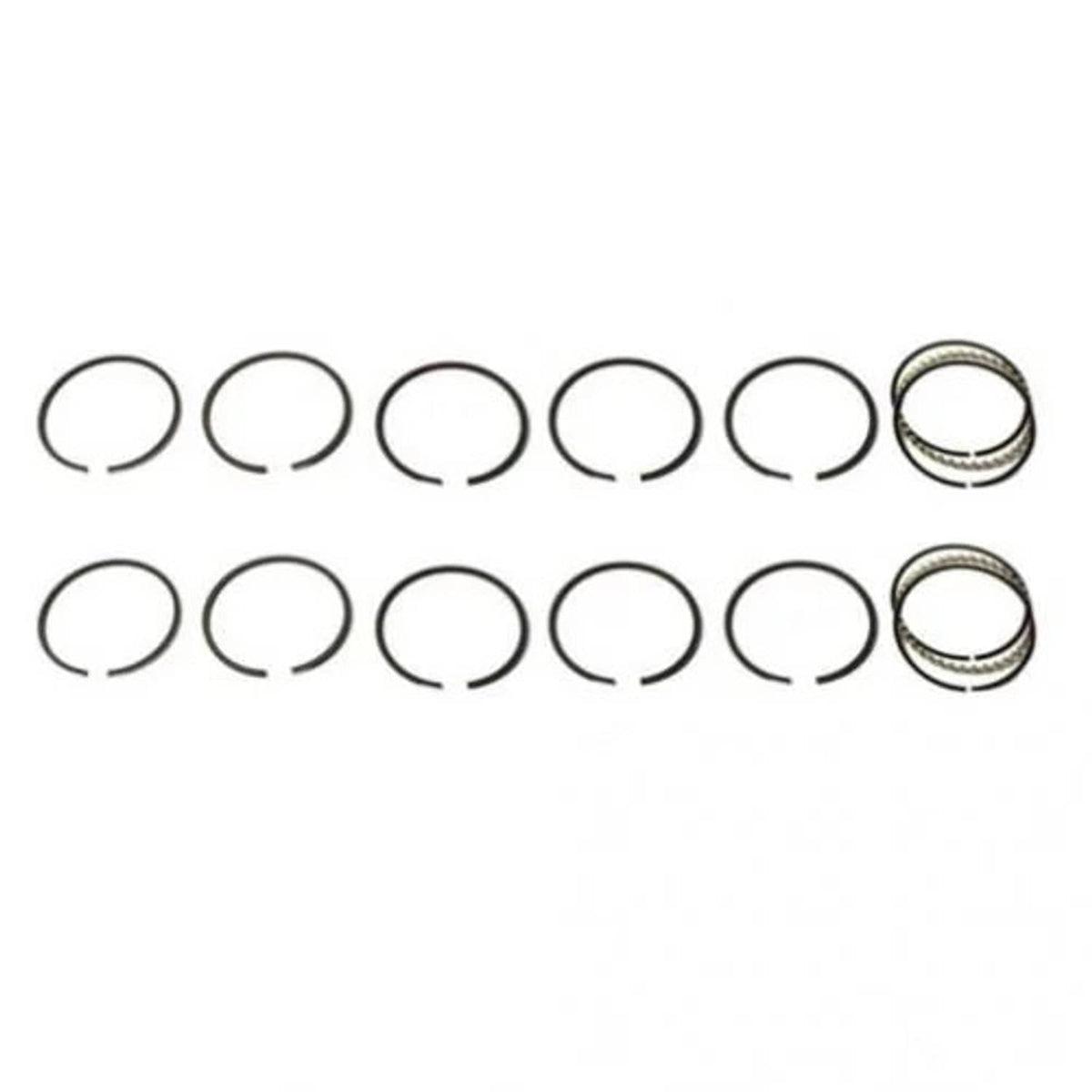 Bethesda Industrial Piston Ring Set - Standard - 2 Cylinder fits John Deere 620 630 303 AA6819R