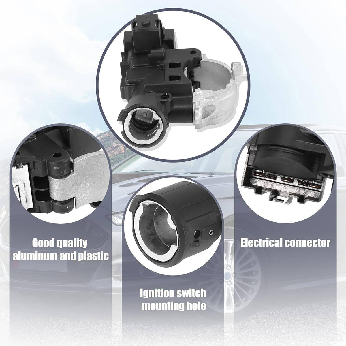 Bethesda Industrial New Ignition Switch Column Lock Housing 9L8Z-3511-A For 2008-2012 Ford Escape