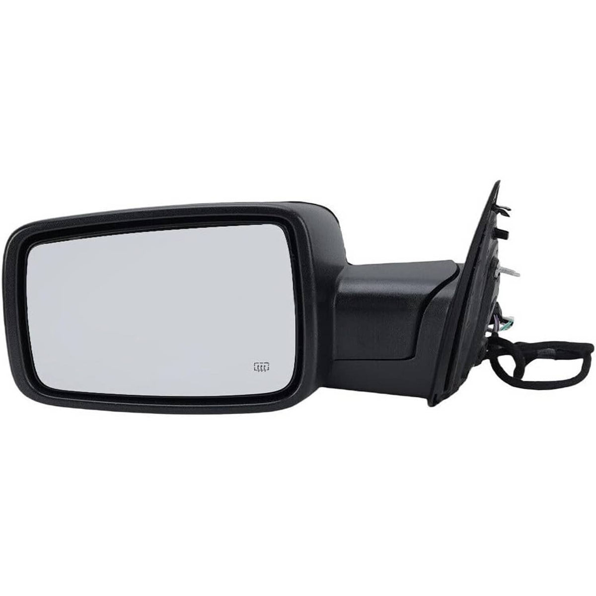 Bethesda Industrial Left Side Mirror For 2013-2019 Ram 1500 Chrome Power Fold+ Heated+Temper Sensor