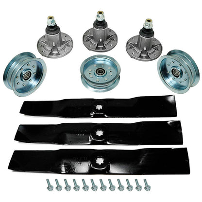 Bethesda Industrial 54-inch Deck Spindle Blade & Idler for John Deere GY20867 GY20629 GY20684 GY2109