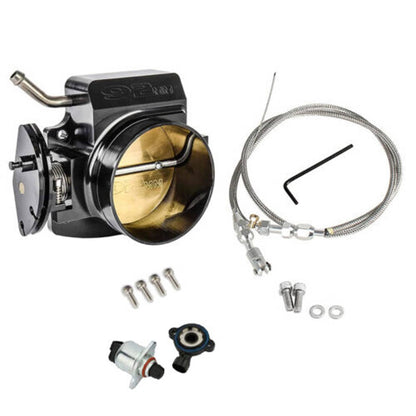 Bethesda Industrial LS 92MM Throttle Body with Position Sensors TPS IAC & Throttle Gas Cable Kit