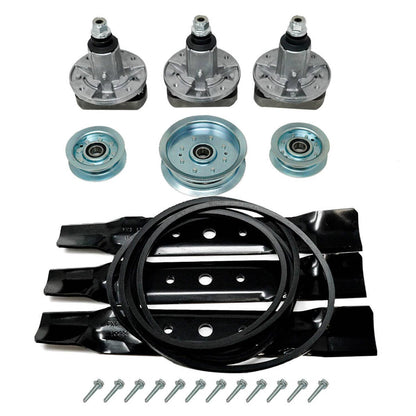 Bethesda Industrial Deck Idler Belt Rebuild Kit Spindle Blade Belt For John Deere Scotts L2048 L2548