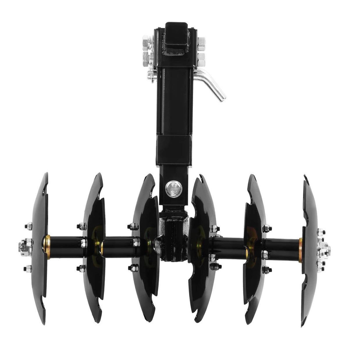 Bethesda Industrial 20" Notched Disc Harrow Plow Attachment for ATV UTV W/ 6 X Concave 2" Receiver