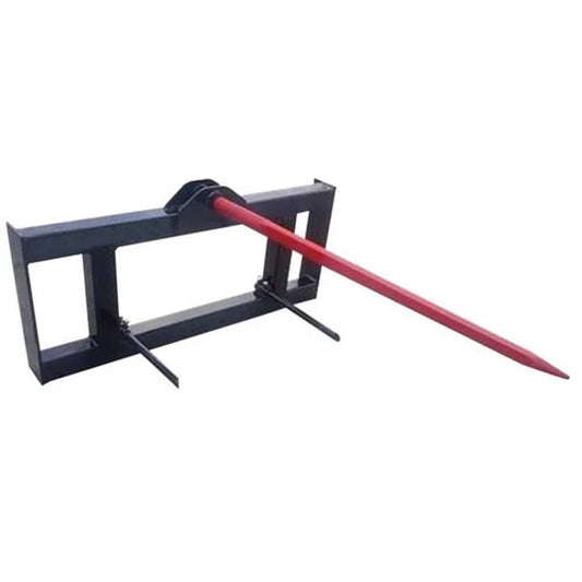 Bethesda Industrial Skid Steer Bale Spear - Single Tine 49" 3600 lbs fits John Deere
