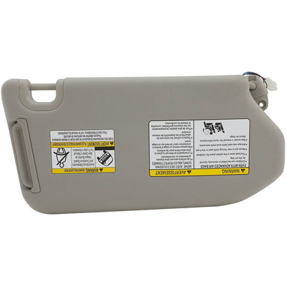 Bethesda Industrial New Left Driver Gray Sun Visor w/ Lamp 96401-9PB0A for 2013-18 Nissan Pathfinder