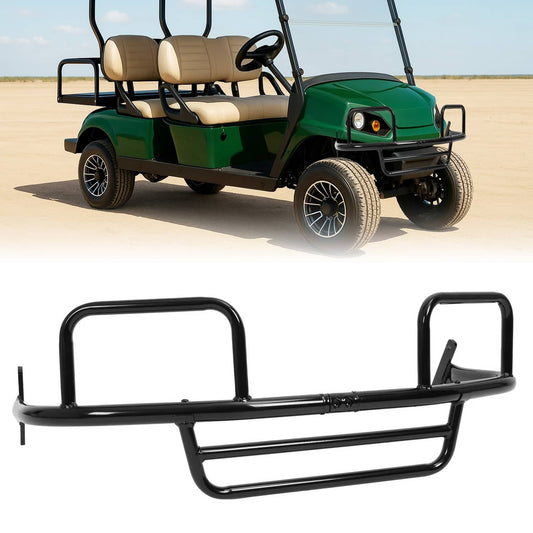 Bethesda Industrial Front Brush Guard For E-Z-GO ST350 1996-Up Golf Cart Black Steel Powder Coated