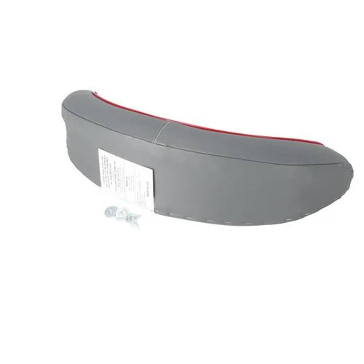 Bethesda Industrial Seat Back Grey Canvas on Wood fits Massey Ferguson 65 165 175 245 255 265 275