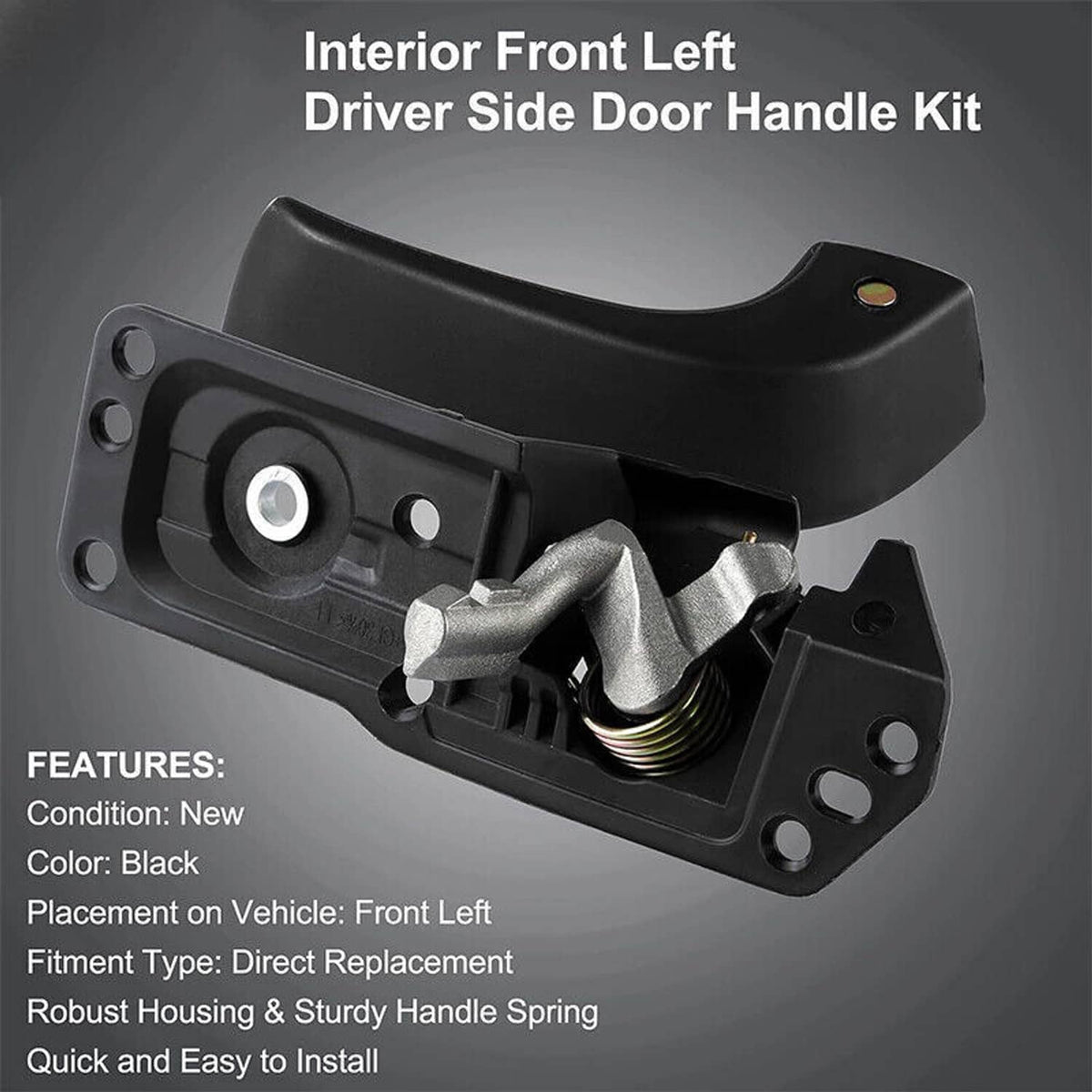 Bethesda Industrial Driver Interior Inside Door Handle Repair Kit For 2007-13 Chevy Sierra Silverado