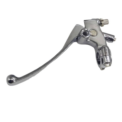 Bethesda Industrial US Left Handle Clutch Lever Perch For Honda CB650 CB650SC CB750 70s 80s （Silver）
