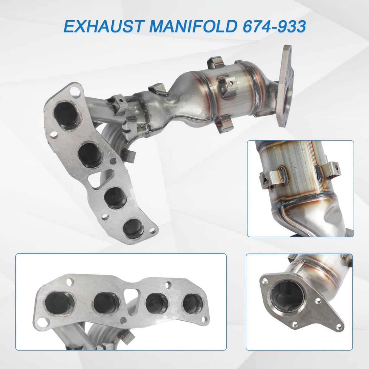 Bethesda Industrial Exhaust Manifold Catalytic Converter for 2007-2013 Nissan Altima 2.5L L4