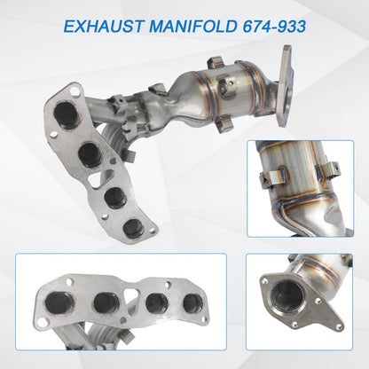 Bethesda Industrial Exhaust Manifold Catalytic Converter for 2007-2013 Nissan Altima 2.5L L4