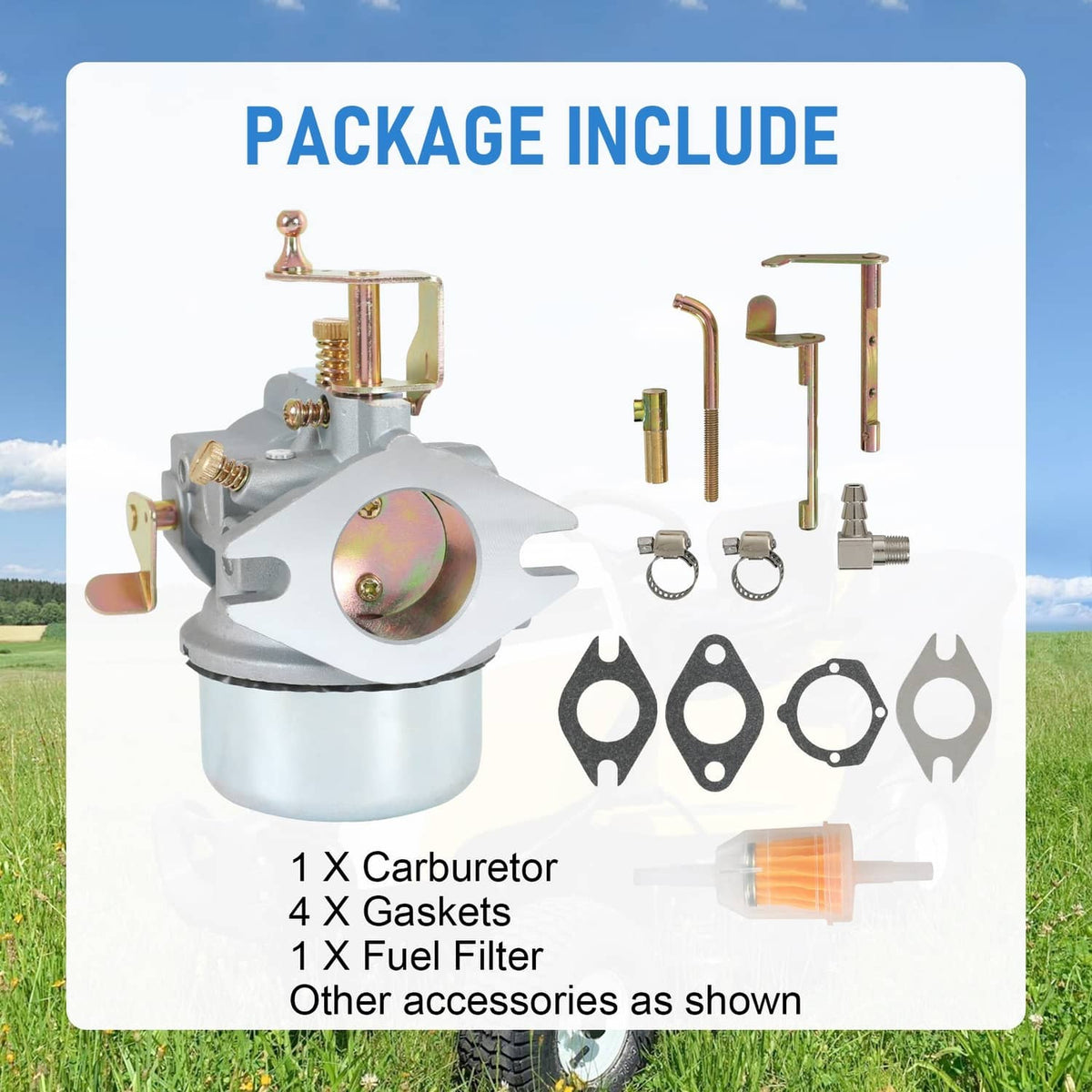 Bethesda Industrial Carburetor for Kohler K321 K341 Cast Iron Engine 14HP16HP John Deere Tractor 316