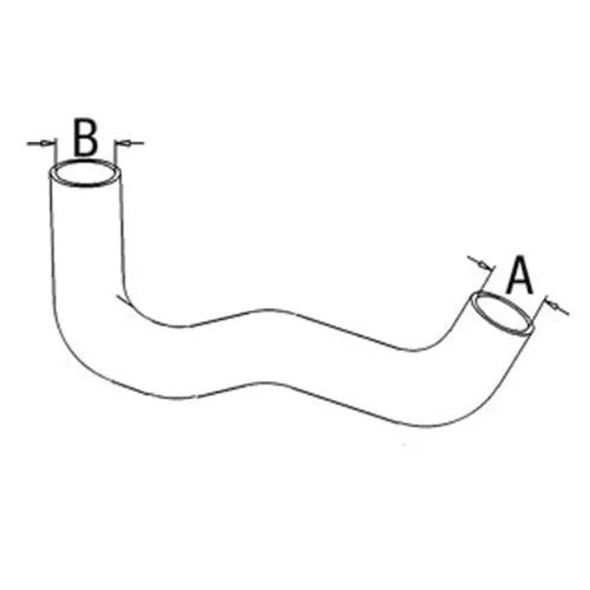 Bethesda Industrial Lower Radiator Hose fits Case IH 265 1963544C1