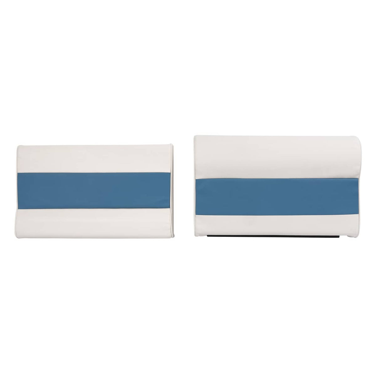 Bethesda Industrial #8WD95-1B-204 28" Pontoon Bench Seat Cushion Set Navy/White/Blue