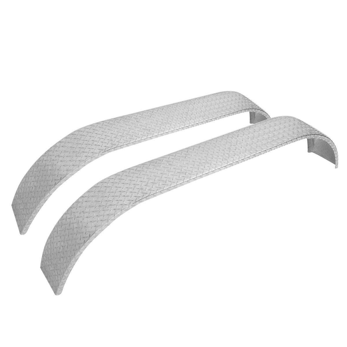 Bethesda Industrial Trailer Fenders 14" 15" 16" Tandem Teardrop Tread Plate Cargo 72" L 18" H 9" W