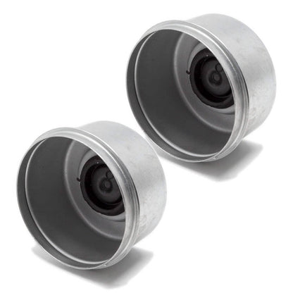 Bethesda Industrial 2PK 2.72" Grease Dust Cap w/ Rubber Plug for EZ Lube 7,000 lbs. Trailer Axles