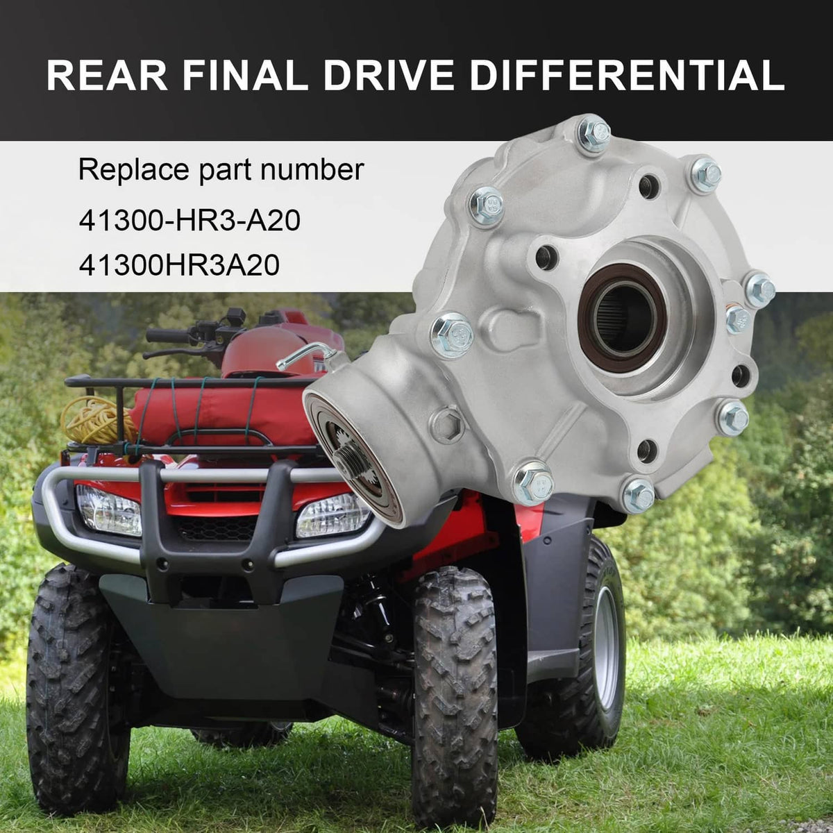 Bethesda Industrial Rear Differential for 2014-2016 2015 Honda Foreman 500 Rancher 420 41300-HR3-A20