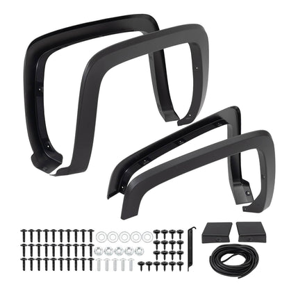 Bethesda Industrial 4x Fender Flares for Chevrolet Silverado 1500 2500HD 3500HD Front & Rear Side