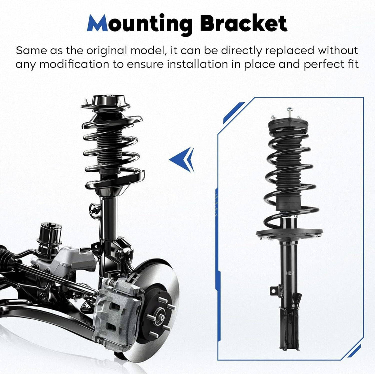 Bethesda Industrial 4Pcs Front+Rear Complete Shock Struts Assembly For 2007-2011 Toyota Camry 172307