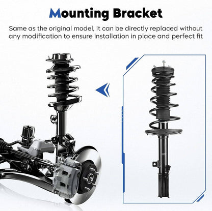 Bethesda Industrial 4Pcs Front+Rear Complete Shock Struts Assembly For 2007-2011 Toyota Camry 172307
