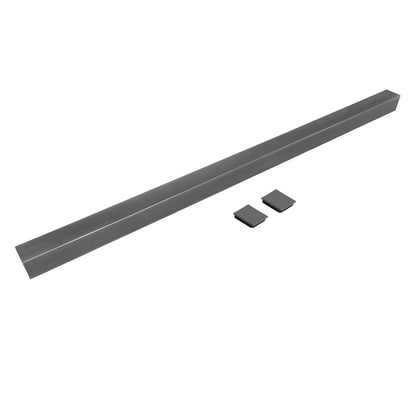Bethesda Industrial 4"x4" Rear Bumper For RV Camper Standard Bumper Reinforcement Bar W/Bumper Plugs