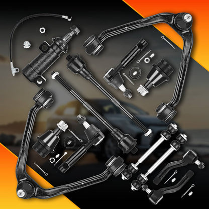 Bethesda Industrial 13PCS Front Upper Lower Control Arm Kit For 1999-2006 Chevy Silverado 1500 4WD