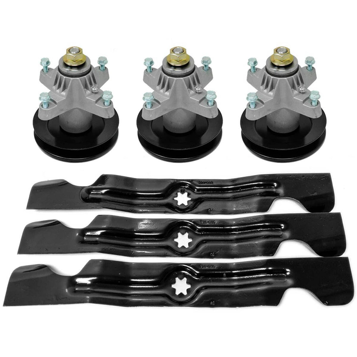 Bethesda Industrial 50" Deck Spindle & Blade Kit for Cub Cadet 618-04126, 618-04126A, 918-04125
