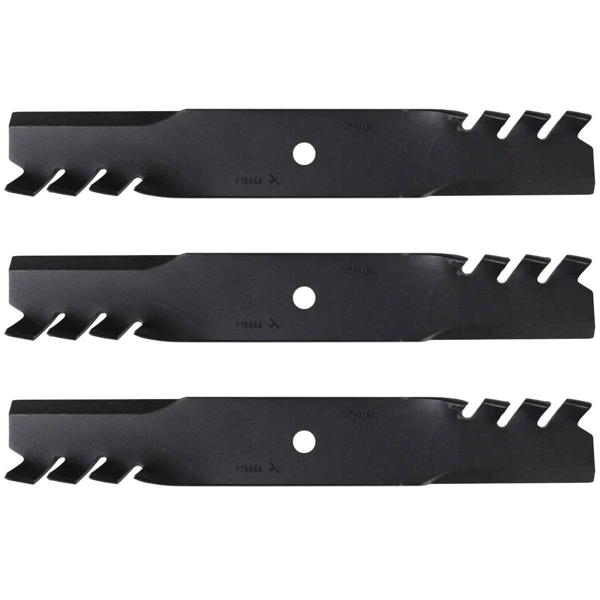Bethesda Industrial (3) Genuine OEM Toro Mulching Blades 107-3195-03 For Encore John Deere Lesco 48"