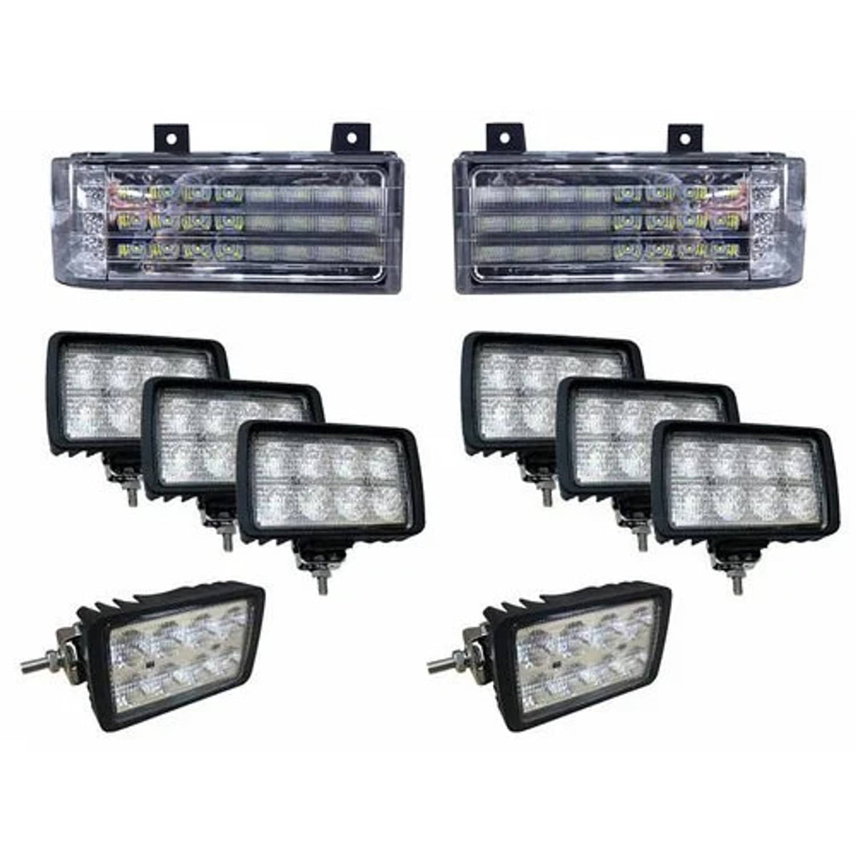 Bethesda Industrial Complete LED Conversion Light Kit fits New Holland 8670 8770 86514348