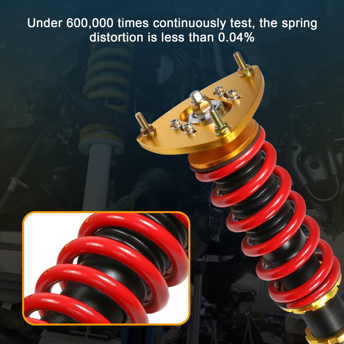 Bethesda Industrial 4X Coilover Struts Shocks Absorbers Adj Height For Subaru Impreza WRX GC8 93-01