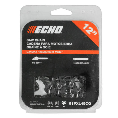 Bethesda Industrial Genuine OEM Echo 91PXL45CQ Chain 12-inch fits CS-2511T 12A0CD3745C