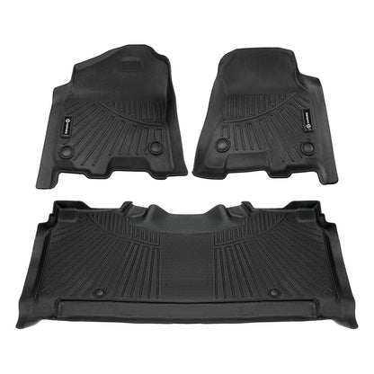 Bethesda Industrial Floor Mats for 2019-2024 Dodge Ram 1500 Crew Cab New Body (NOT Classic Models)